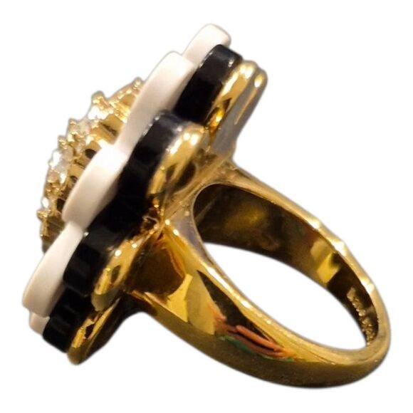 Kate Spade New York Crystal Blossom Ring Size 8 - Picture 3 of 10